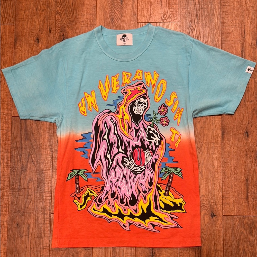 Warren lotas bad bunny ombré tshirt